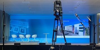 Endress+Hauser annual media conference setup in 2024