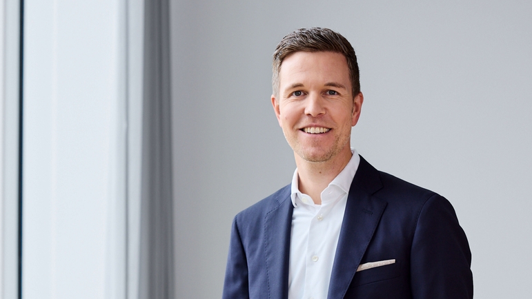 Portrait of Fabian Dreier, new Corporate Director Supply Chain of the Endress+Hauser Group