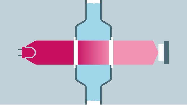 Colorimetric nutrient measurement principle
