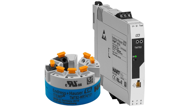 iTEMP TMT82 HART® 7 temperature transmitter | Endress+Hauser