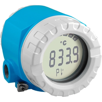 Temperature Transmitter with Display and RTD Sensor