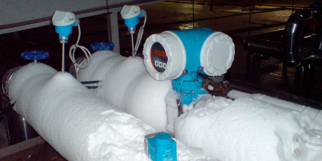 Flowmeter in process cooling application Flowmeter in process cooling application