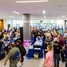 Students and educators gather in the marketplace at the Community Career+Education Forum