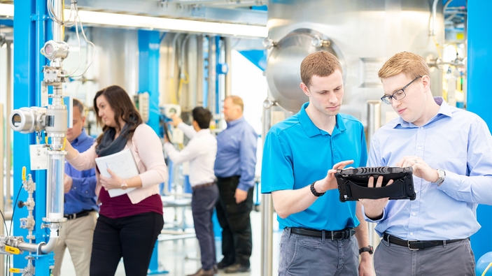 Students training at the PTU