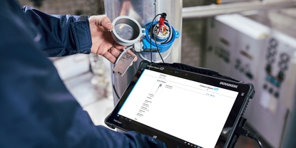 The Endress+Hauser SMT70 Field Xpert configurator tablet creates a mobile workstation in the field.