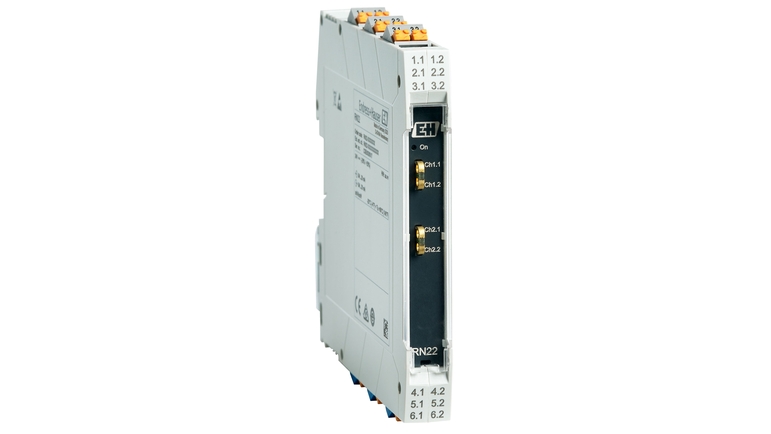 RN22 active isolated barrier or signal doubler, HART-transparent
