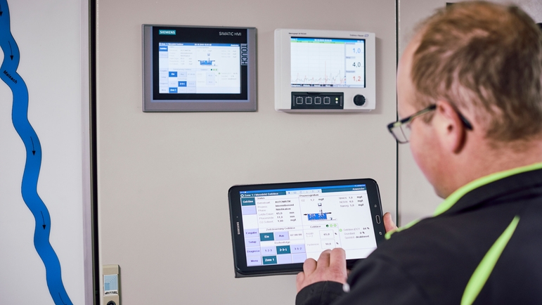 Management of limit values and control parameters from the control room or on the move