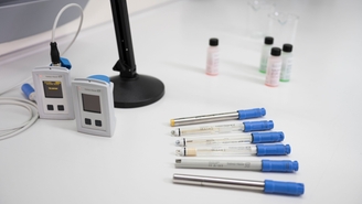 Five new laboratory sensors are compatible with the Liquiline CML18 handheld lab analysis device.