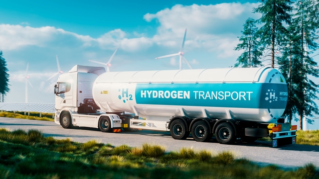 Hydrogen transportation via truck Hydrogen transportation via truck