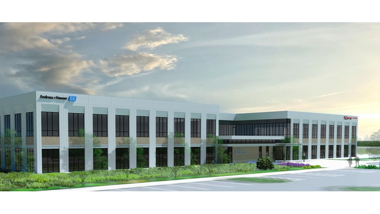 The 106,000 square-foot facility will be added to the Endress+Hauser campus in Greenwood, Indiana.
