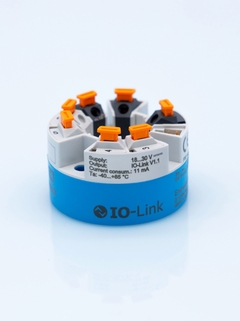 IO-Link RTD temperature transmitter iTEMP TMT36 with push-in terminals for tool-free installation