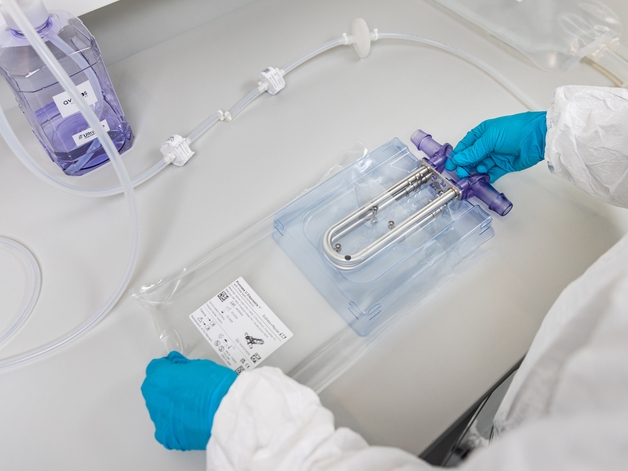 Promass U 500 disposable part with packaging